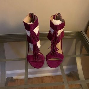 Via Spiga NWT Eilish Purple Women's Sandals MSRP $275